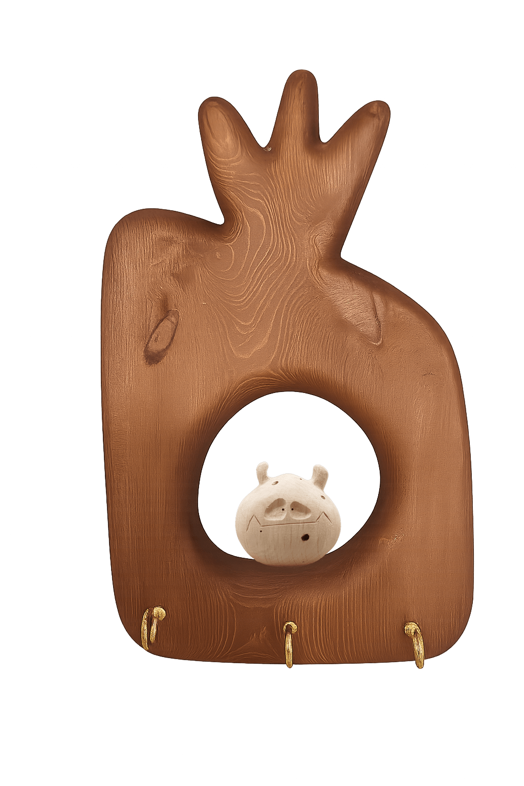 قاب جاکلیدی یک تکه تکی کوچک بچه دیو طرح انار