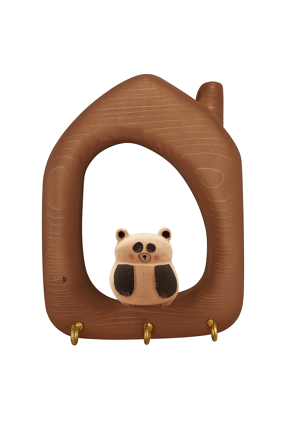 قاب جاکلیدی یک تکه تکی کوچک پانکو پاندا طرح خانه