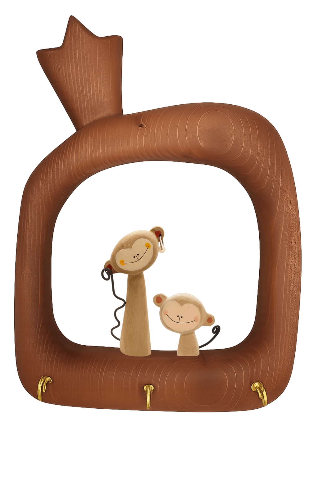 قاب جاکلیدی مامان میمون و ولخند طرح انار