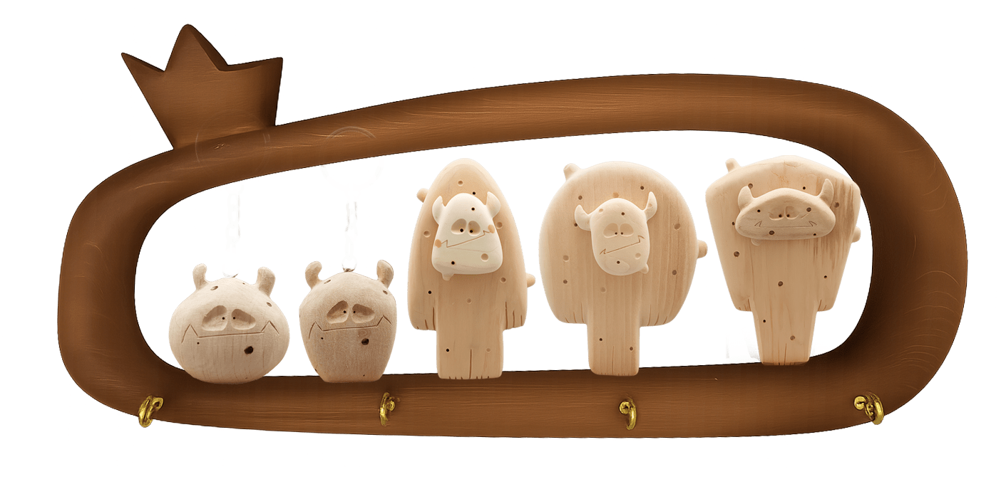 قاب جاکلیدی طرح انار یک تکه بزرگ 5عددی دیو17*48